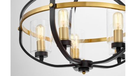 Люстра подвесная Lumina Deco Monterey (Монтереы) LDP 1141-5 BK+MD