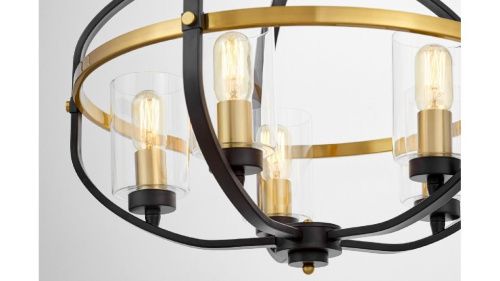 Люстра подвесная Lumina Deco Monterey (Монтереы) LDP 1141-5 BK+MD - фото 5