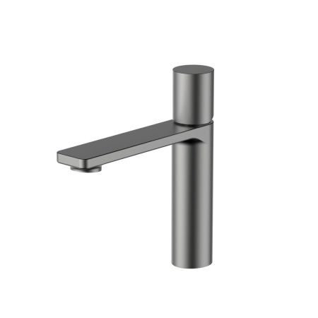 Смеситель Vincea Vogue VBF-4V3GM на раковину вороненая сталь