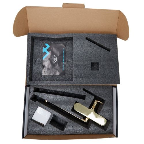 Смеситель для кухни Fashun A4685-35 настенный золото - фото 4