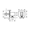Шланговое подключение Hansgrohe FixFit Q 26887990