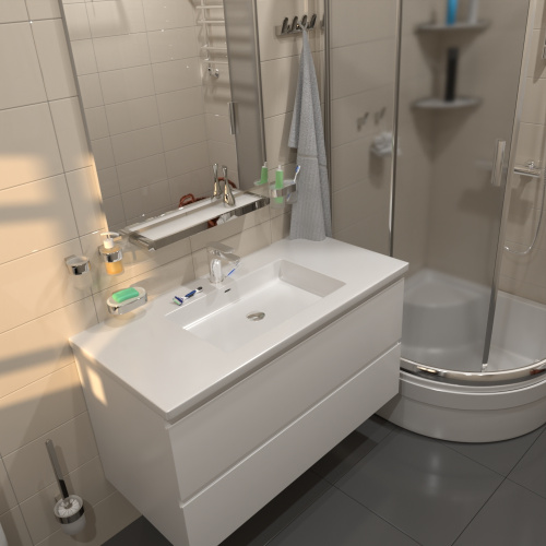 Полка в ванную комнату Altasan Лотос ЛТ70Х - фото 3