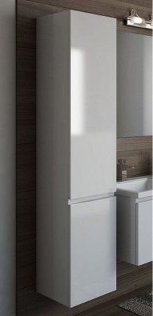 Шкаф-пенал Эстет Dallas Luxe ФР-00001948 40х170 подвесной цвет белый