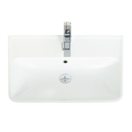 Раковина керамическая BelBagno Neon 19060 60х40 накладная цвет белый 1 отверстие под смеситель