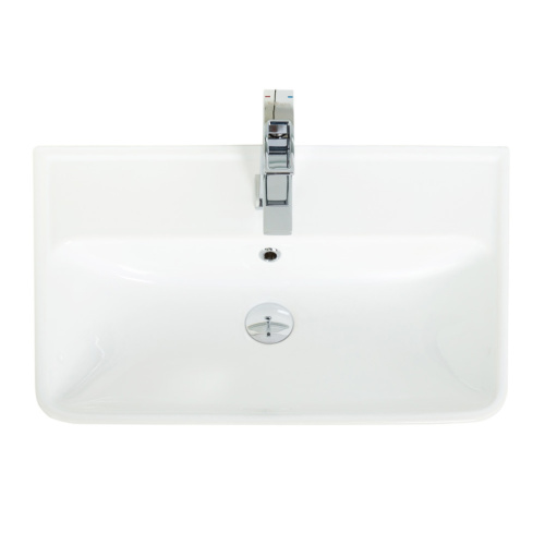 Раковина керамическая BelBagno Neon 19060 60х42 накладная цвет белый 1 отверстие под смеситель - фото 3