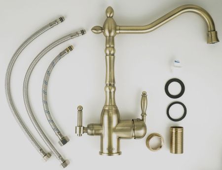 Смеситель для кухни Esko FLORENCE FR 519 Br на мойку бронза