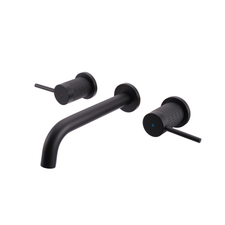 Смеситель для раковины Vincea Groove VBFW-4G1MB встраиваемый в стену черный