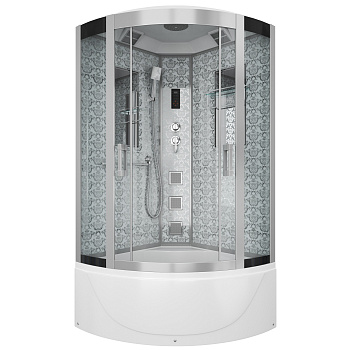 Душевая кабина Niagara Luxe 7710W 100х100 четверть круга с крышей ориентация универсальная Душевая кабина Niagara Luxe 7710W 100х100 четверть круга с крышей ориентация универсальная
