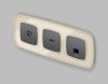 Комплект механизма компьютерной розетки Ambrella Volt MO662005