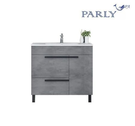 Тумба с раковиной Parly Gill Gill60 60х50 подвесная цвет серый