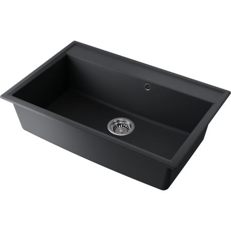 Кухонная мойка Omoikiri Daisen 77 4993630 77х51 цвет черный