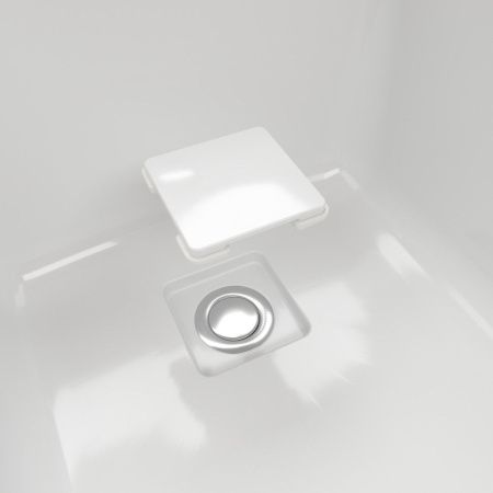 Ванна акриловая Тритон Алекса Щ0000049164 170х75 пристенная прямоугольная без каркаса с ручками