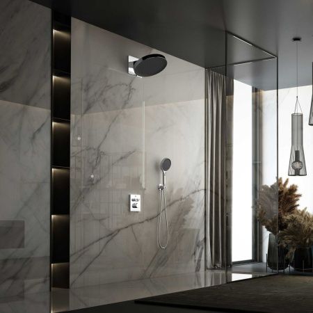 Душевая система Vincea Inspire VSFW-3I21MT3CH встраиваемая в стену цвет хром с термостатом