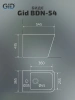 Биде напольное Gid Cuadrado 21108