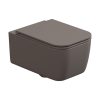 Чаша унитаза подвесная GSG Ceramic Design Brio BRWCSO029 цвет коричневый без сиденья безободковая каскадный смыв