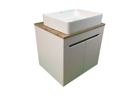 Тумба с раковиной Sintesi STL.W7024_SIN-LVB-APP-407 60х60 подвесная цвет коричневый