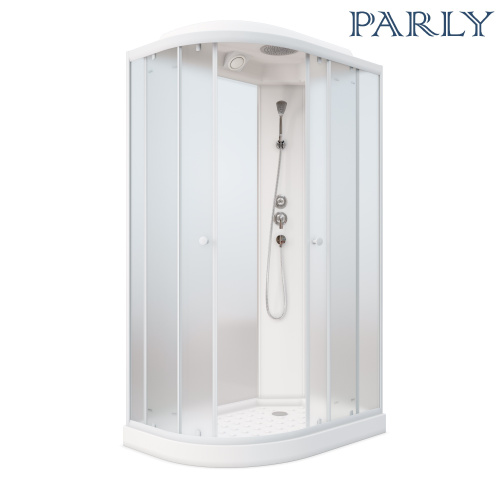 Душевая кабина Parly Effect EF1231R 120х80 асимметричная с крышей - фото 2