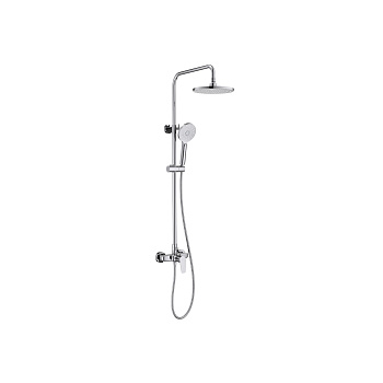 Душевая стойка Aquatek БЕТТА AQ2160CR настенная цвет хром Душевая стойка Aquatek БЕТТА AQ2160CR настенная цвет хром