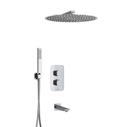 Душевая система WasserKRAFT A178644 Thermo встраиваемая в стену с термостатом - фото 3