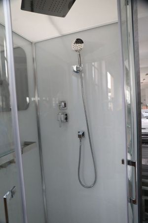 Душевая кабина Cerutti SPA VIVA101 100х100 четверть круга с крышей ориентация универсальная