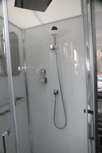 Душевая кабина Cerutti SPA VIVA91 90х90 четверть круга с крышей - фото 3