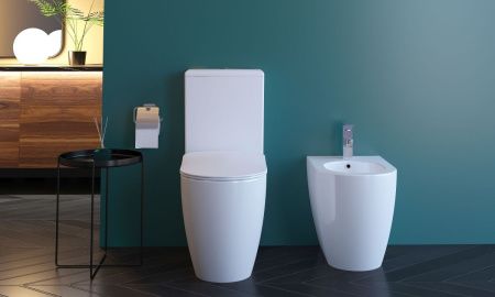 Чаша унитаза напольная Creavit Free FE360-00CB00E-0000 цвет белый без бачка без сиденья душевой смыв