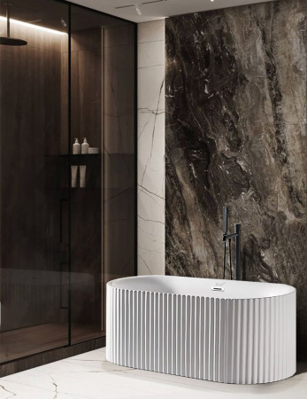 Ванна акриловая Cerutti SPA CT9330 170х75 отдельностоящая овальная
