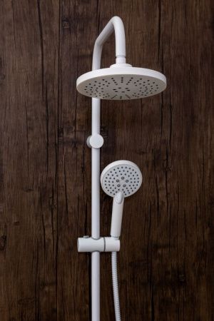 Душевая стойка Orange O-Shower OW02w настенная цвет белый