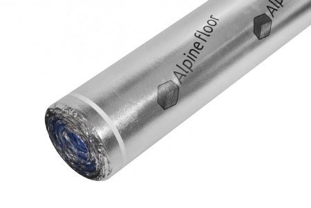 Подложка Alpine Floor Silver Foil Blue EVA С-04 10000х1000