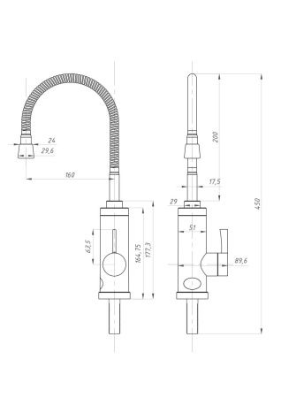 Смеситель TSARSBERG TSB-WH1105 на раковину хром