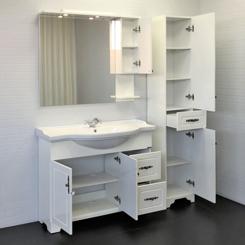 Зеркало-шкаф Comforty Севилья 00003132628CF 100х80 - фото 3