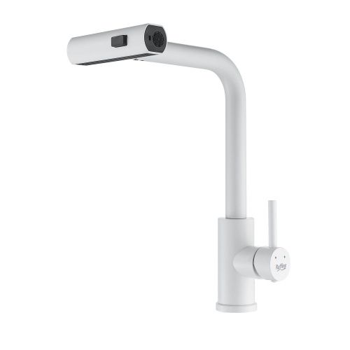 Смеситель для кухни Raffine F203C на мойку белый - фото 2