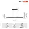 Линейный подвесной светильник Lightera Baffin (Баффин) LE112L-180B WIFI