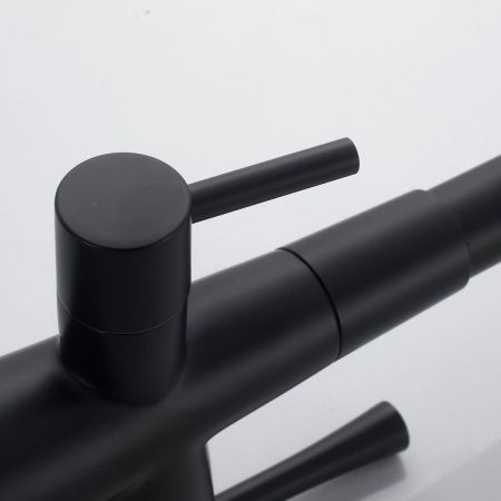 Смеситель для кухни Shevanik S528H на мойку черный