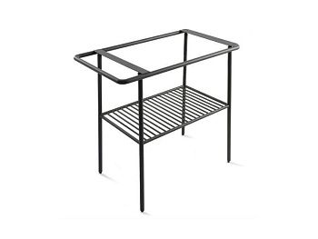 Консоль под раковину Scarabeo Fuji 6006/NROP 79х44х75 напольная цвет черный