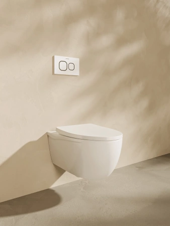 Чаша унитаза подвесная Arrow AHB2162H цвет белый без сиденья безободковая каскадный смыв