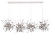 Люстра подвесная Crystal Lux Garden (Гарден) GARDEN SP3х4 L1600 CHROME