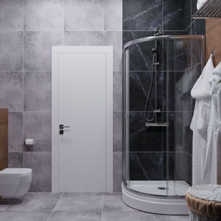 Душевой уголок Тритон Альфа Щ0000049614 80х80 стекло прозрачное профиль хром с поддоном