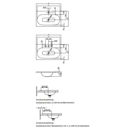 Раковина из нержавеющей стали Bette Comodo A215-000 60 см встраиваемая цвет белый без отверстий под смеситель