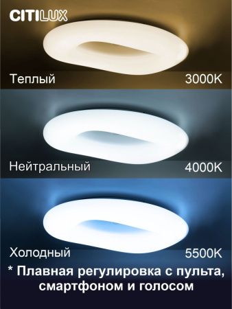 Люстра потолочная Citilux Стратус Смарт CL732A800G