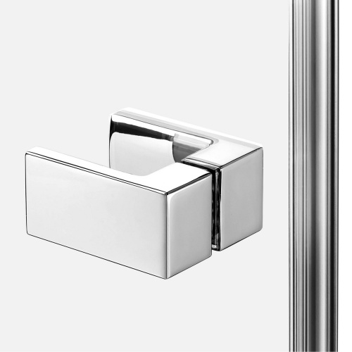 Душевой уголок New Trendy AVEXA Chrome EXK-1462 80х100 стекло прозрачное профиль хром глянцевый - фото 5