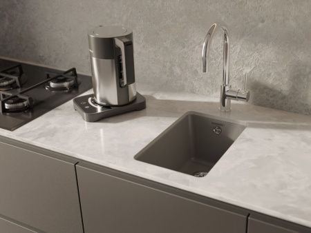 Кухонная мойка Rivelato BERKANA BK-25 grigio metallizzato 30х45 цвет серый
