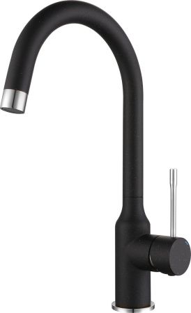 Смеситель для кухни Rivelato 1923502 nero cromo на мойку черный/хром
