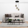 Светильник подвесной Escada Hurricane (Хуррицане) 1139/3S Black/Gold