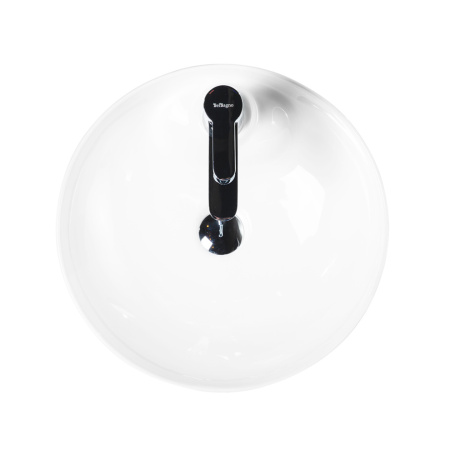 Раковина из санфаянса BelBagno BB1306 45х45 накладная цвет белый глянцевый 1 отверстие под смеситель