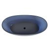 Ванна из полиэфирной смолы Abber Kristall AT9701Saphir 165х80 отдельностоящая овальная