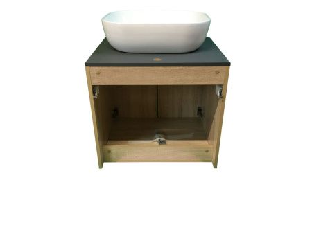 Тумба с раковиной Sintesi STL.W7023_SIN-LVB-APP-403 60х60 подвесная цвет коричневый