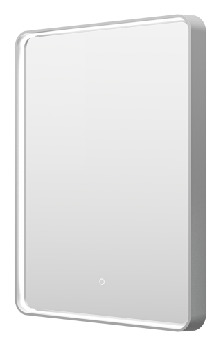 Зеркало в ванную Brevita Mercury MER-Rett6-060/80-platinum 60x80 - фото 4