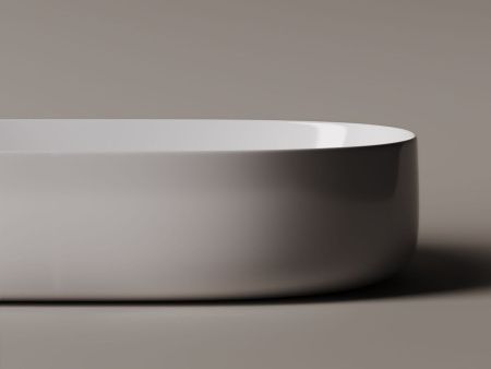 Раковина из сантехнического фарфора Ceramica Nova ELEMENT CN5022 70х40 накладная цвет белый без отверстий под смеситель