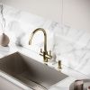 Смеситель для кухни Sancos Taper SC4012BG на мойку золото